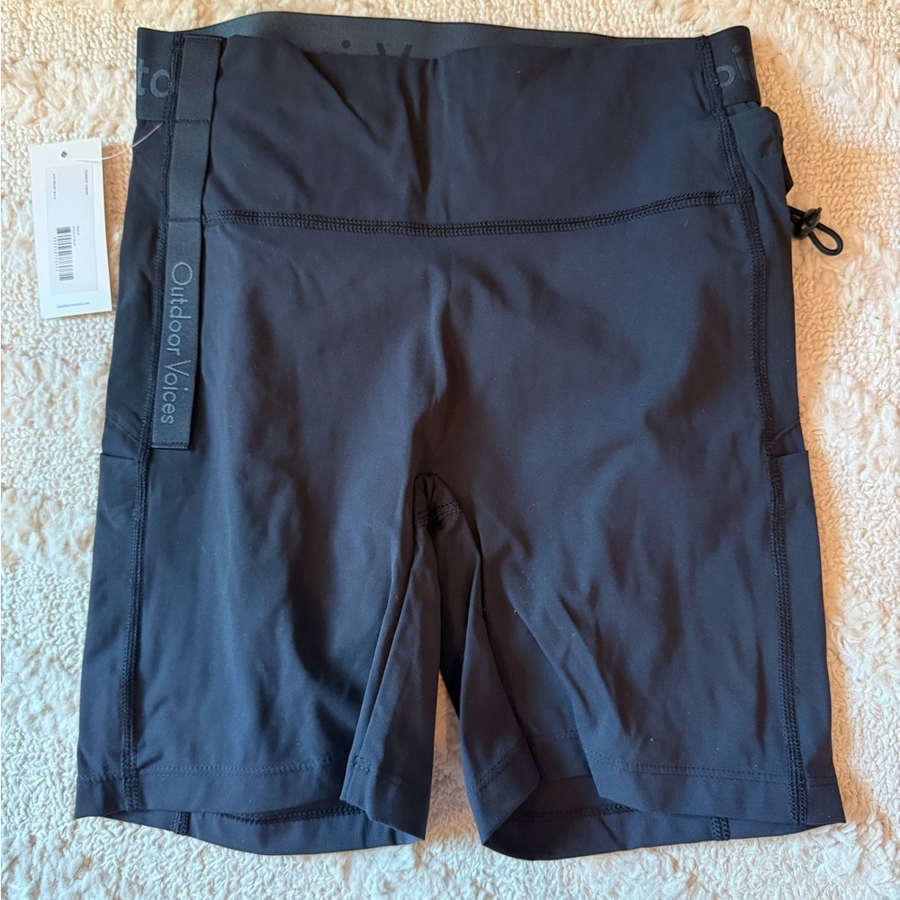 Outdoor Voices Women's Dark Gray Bike Shorts